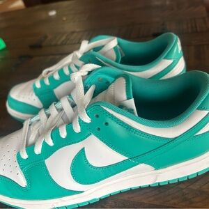 Nike Low-Top Sneakers in Teal and White